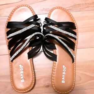 GLITTER STRAPS SANDAL